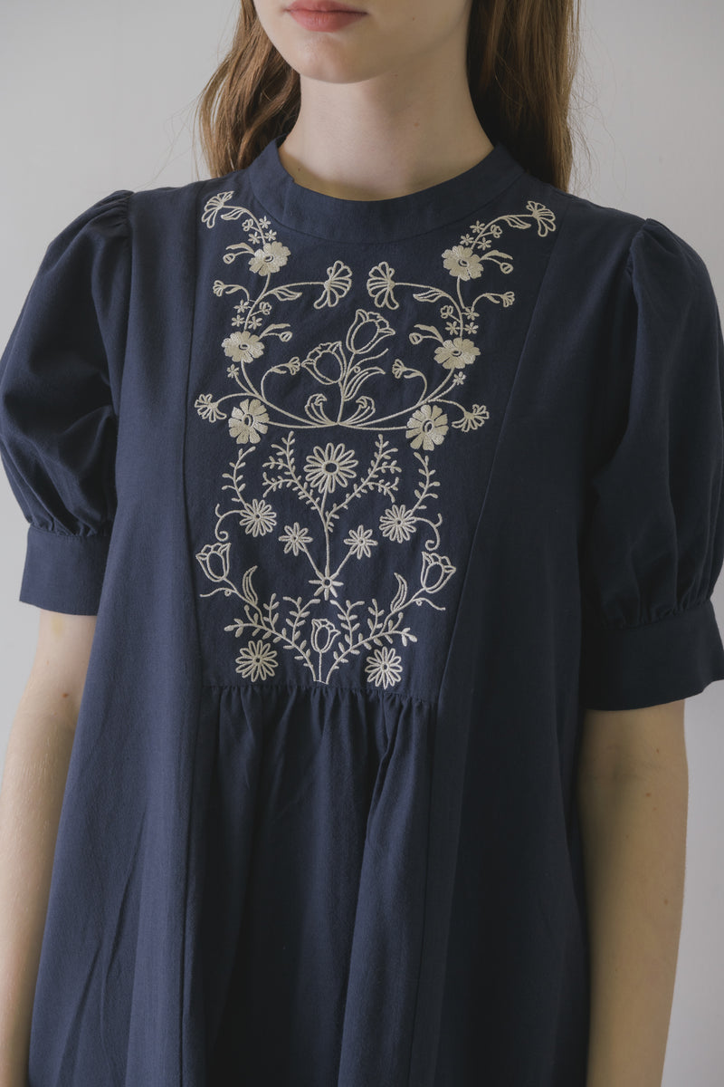 embroidery cotton onepiece