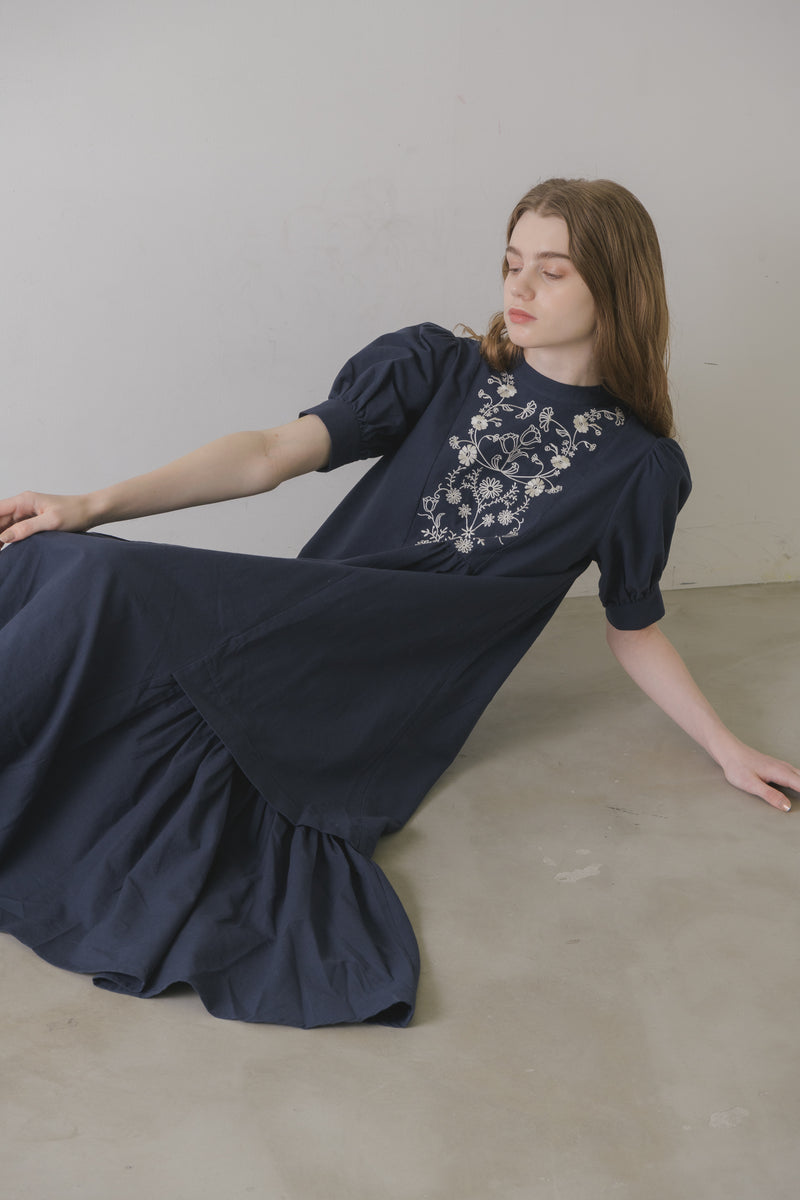 embroidery cotton onepiece