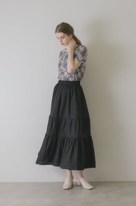 idem original short sleeve sheer mellow tops
