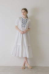 embroidery cotton onepiece