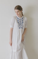 embroidery cotton onepiece