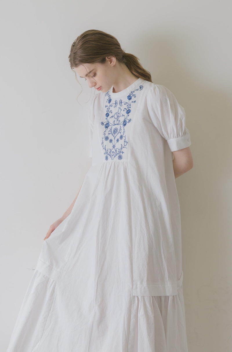 embroidery cotton onepiece
