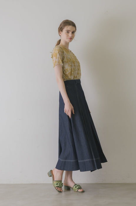 idem original short sleeve sheer mellow tops