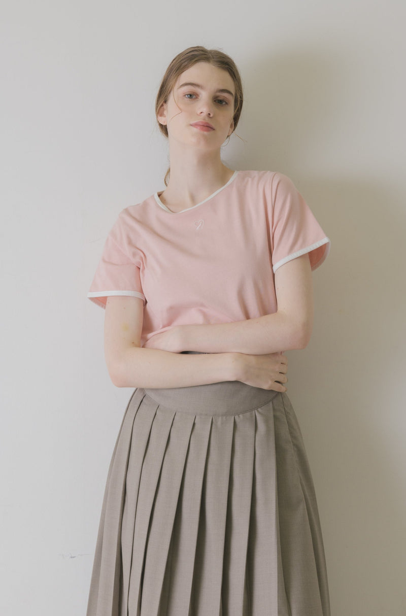 idem heart piping T-shirt