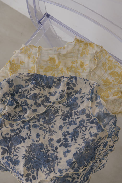 idem original short sleeve sheer mellow tops