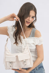 double pocket nylon bag