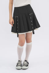 layered pleats mini skirt  ( NEW COLOR )