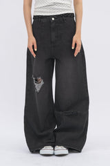 heart damage denim