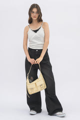 double pocket nylon bag