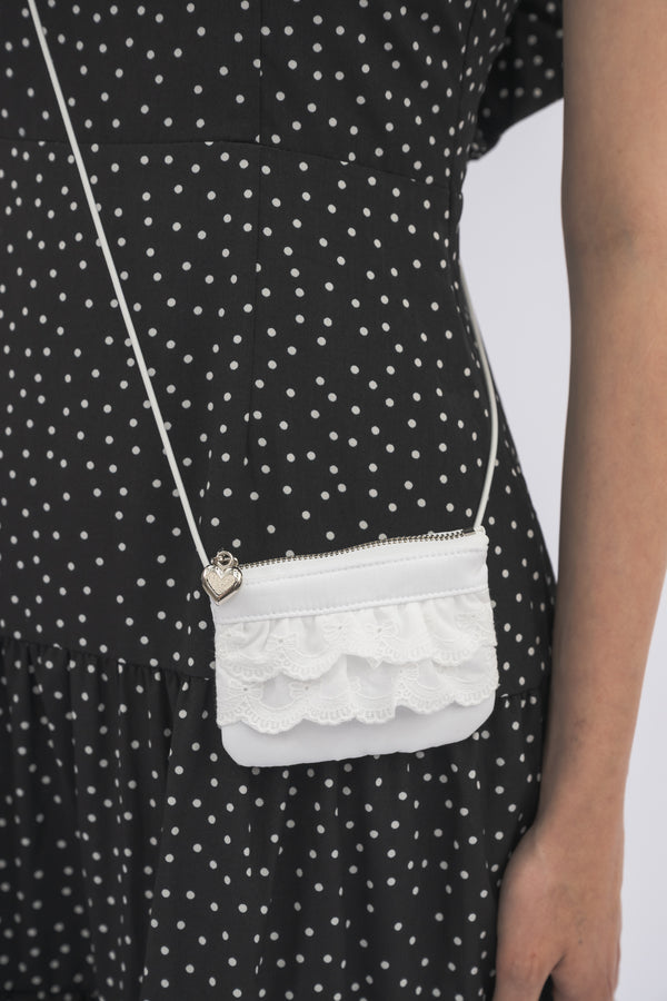 lace mini pouch bag