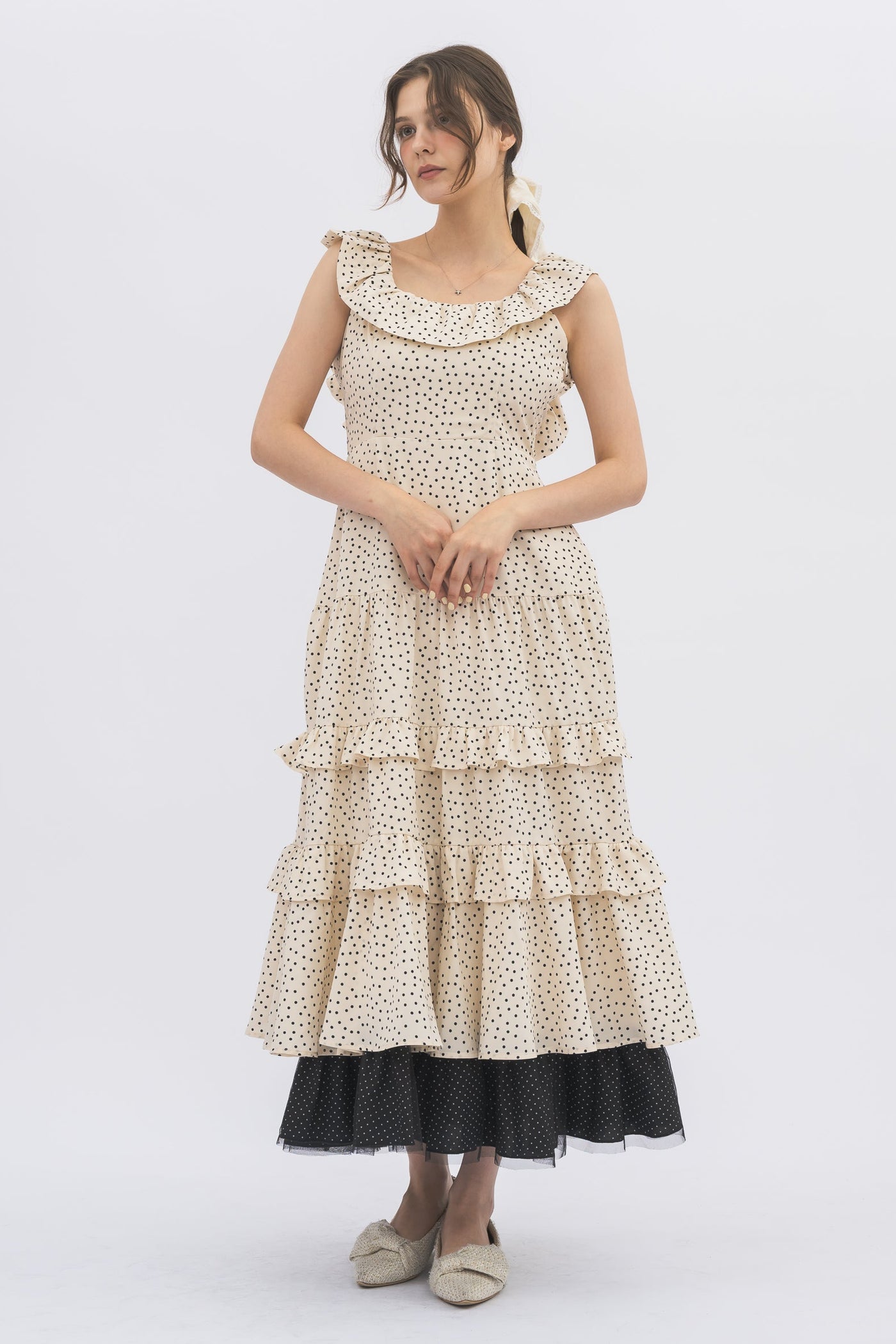 【idem】many frill mini onepiece idem (イデム) Many Frill Mini One-Piece