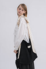 big ribbon tote bag