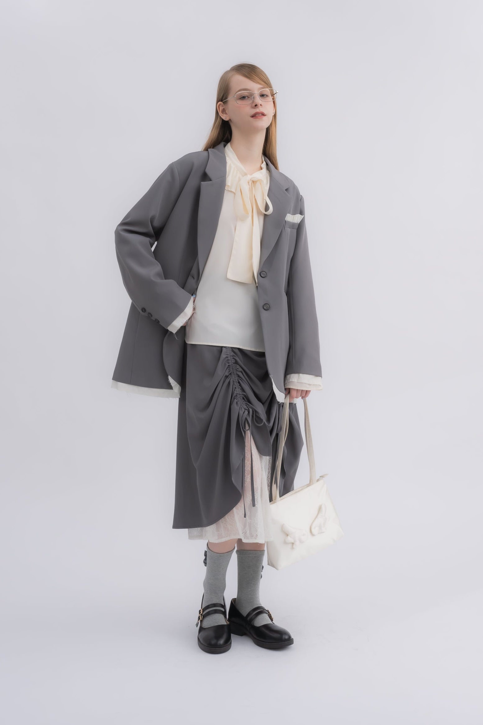 oversized layered jacket