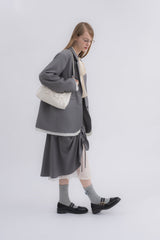 lace layered drawstring skirt (NEW COLOR)