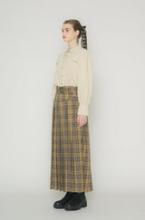 layered pin tuck blouse