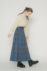 layered pin tuck blouse