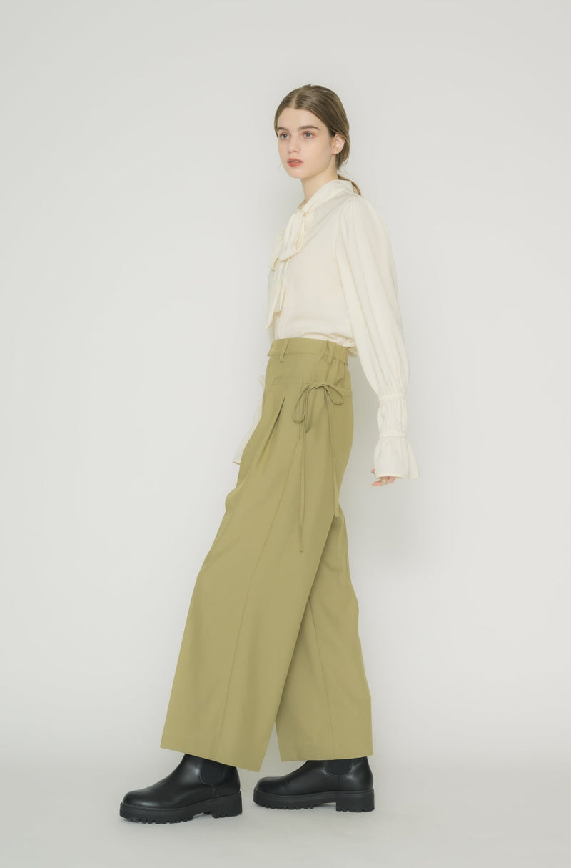 ribbon tuck pants – idem