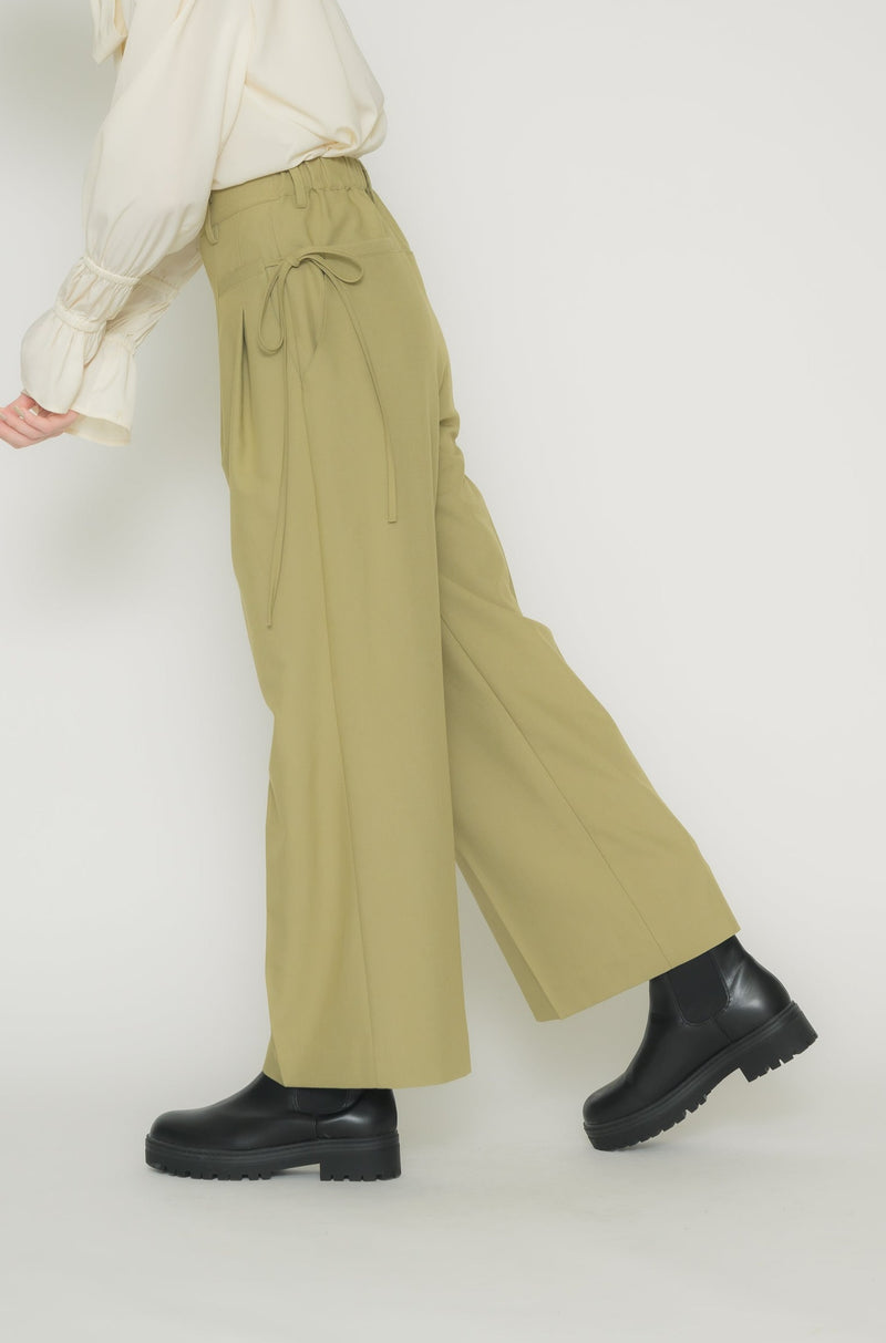 ribbon tuck pants – idem