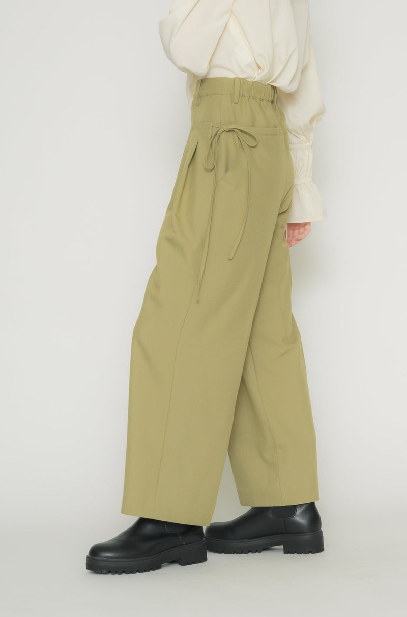 ribbon tuck pants – idem