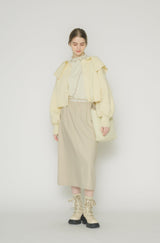 big collar knit cardigan