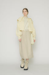 big collar knit cardigan