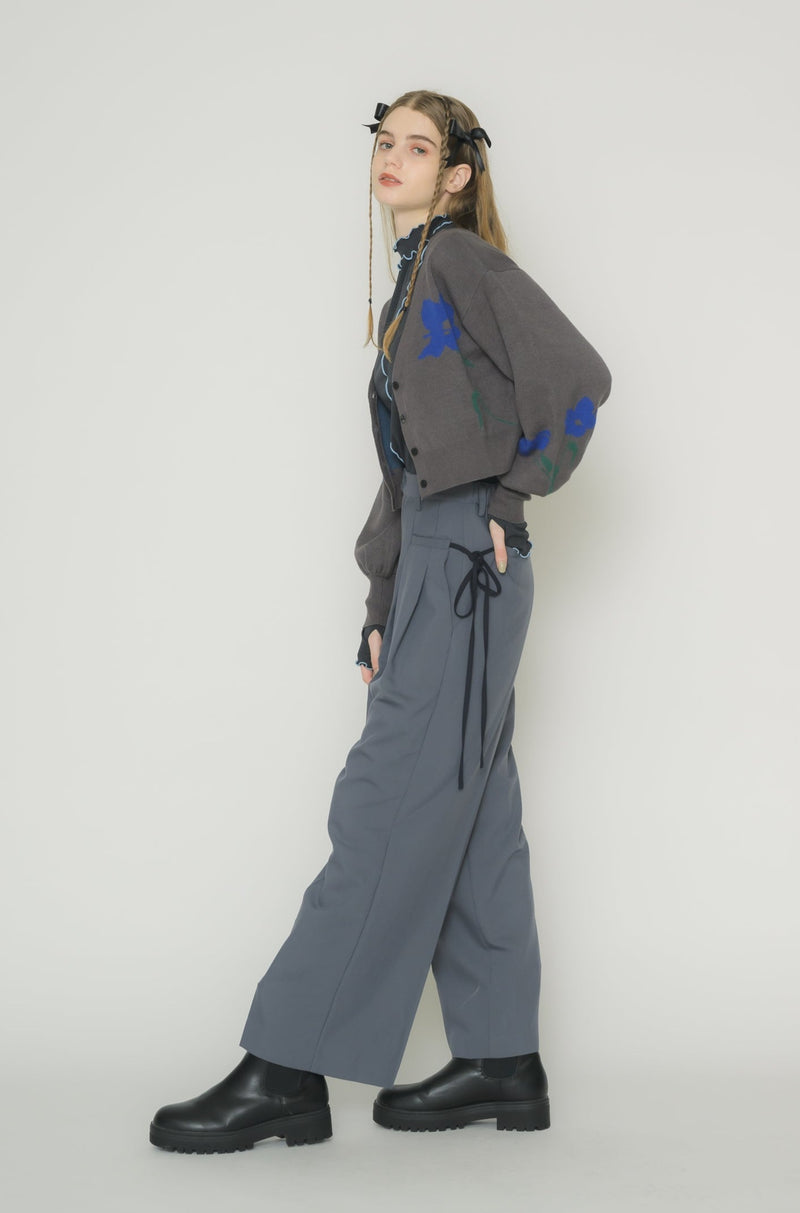 ribbon tuck pants – idem