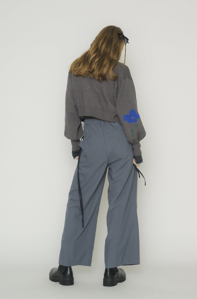 ribbon tuck pants – idem