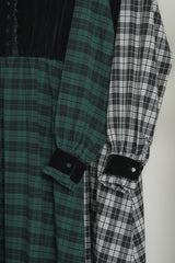 classical check velour onepiece