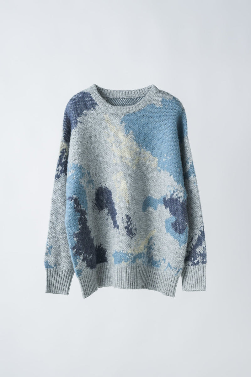 watercolor loose knit