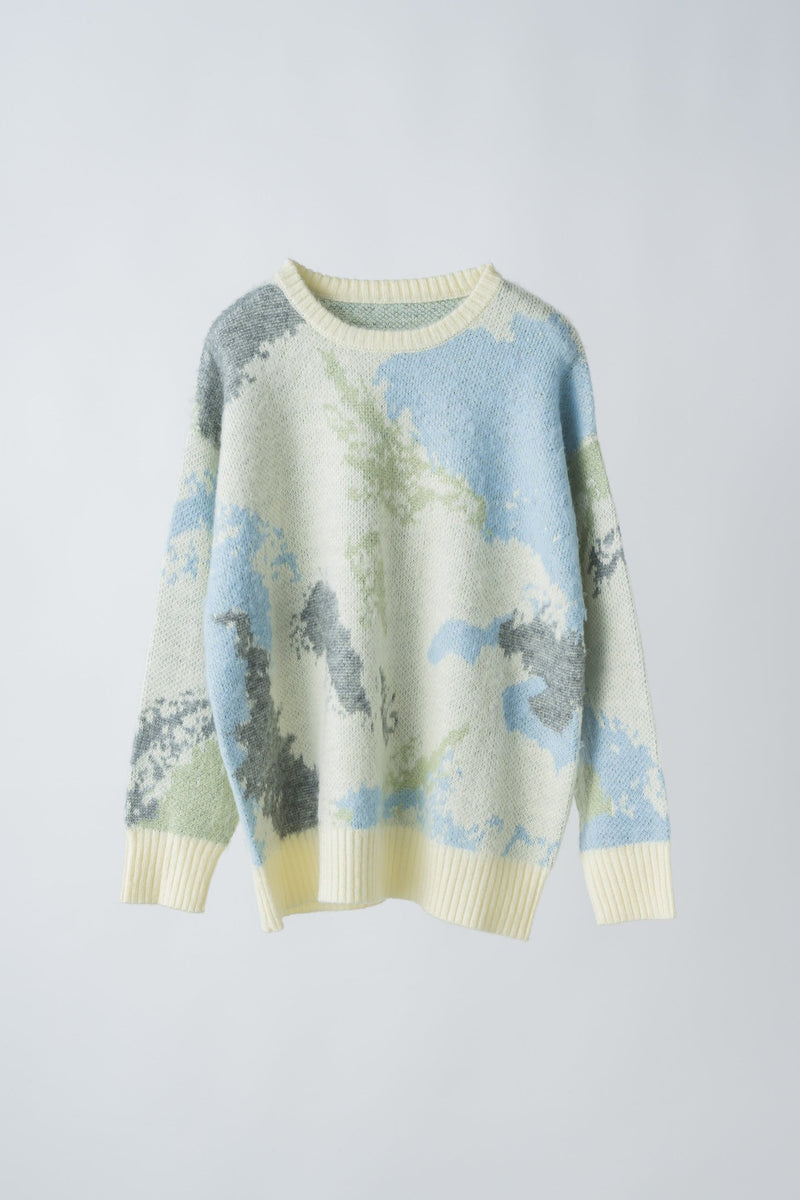 watercolor loose knit