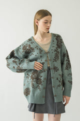 flower china cardigan