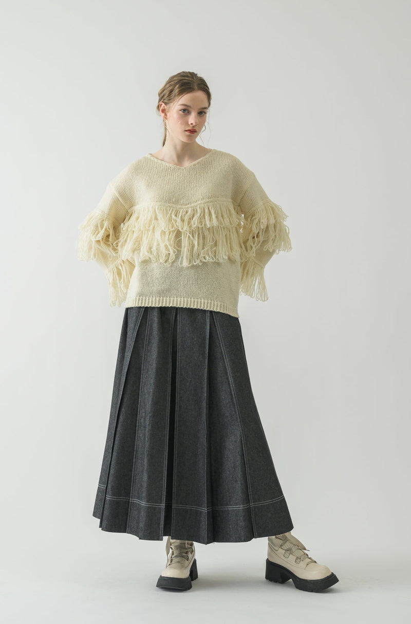fringe loose knit