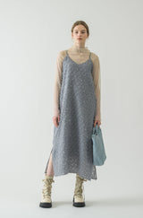 ribbon fringe cami dress