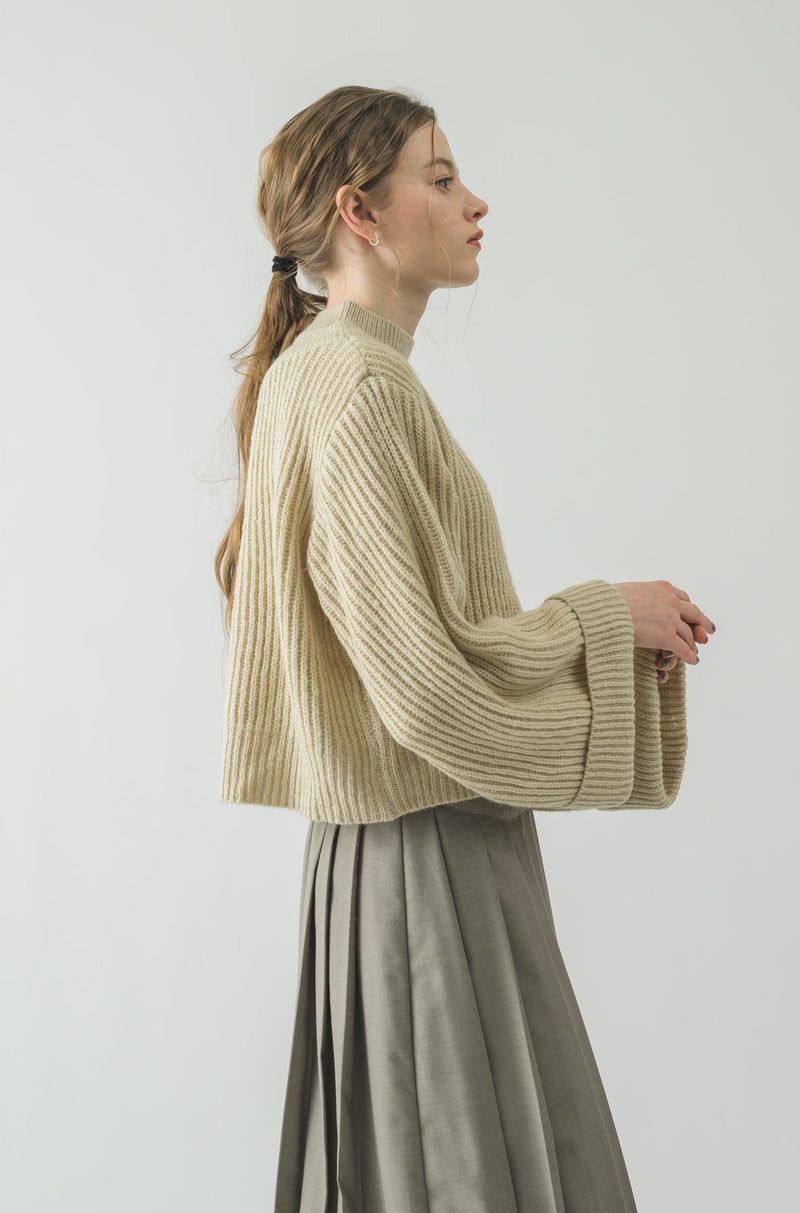 shoulder slit lady knit