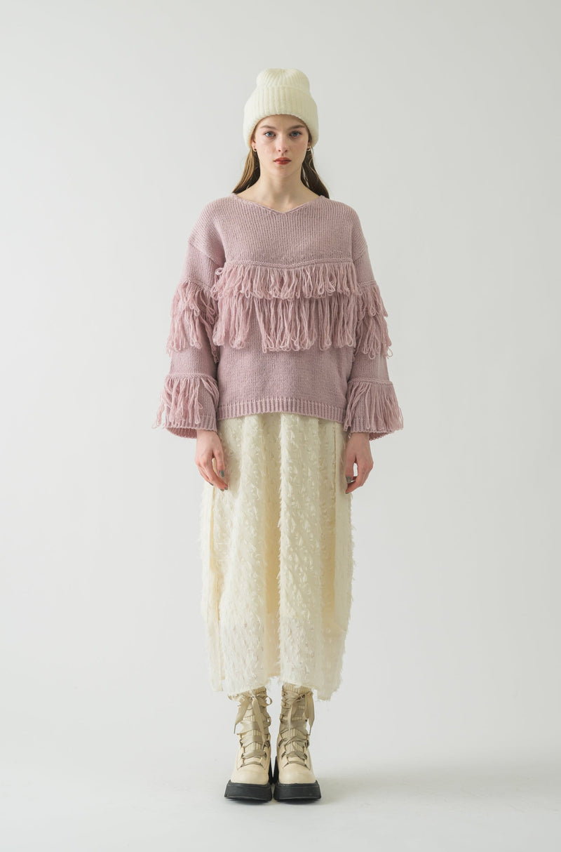 fringe loose knit