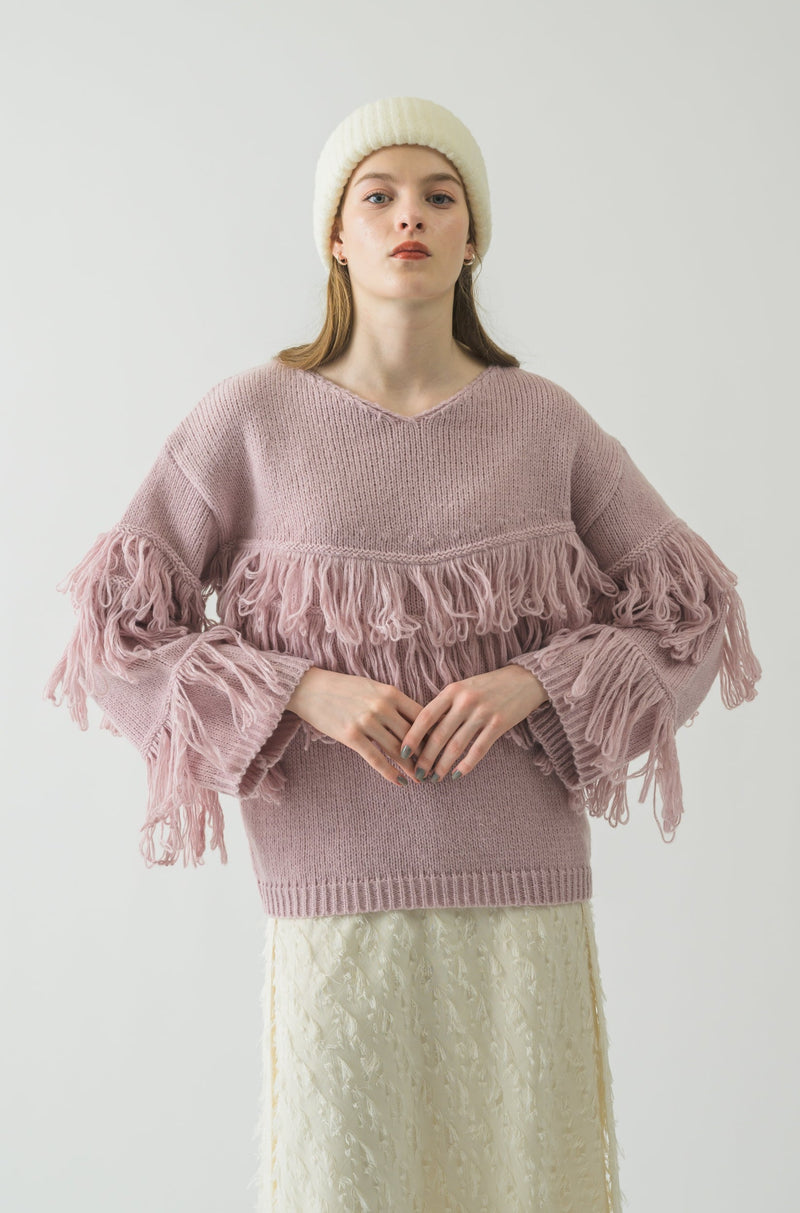 fringe loose knit