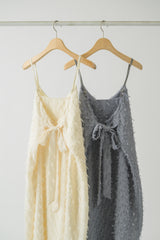 ribbon fringe cami dress