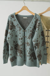 flower china cardigan