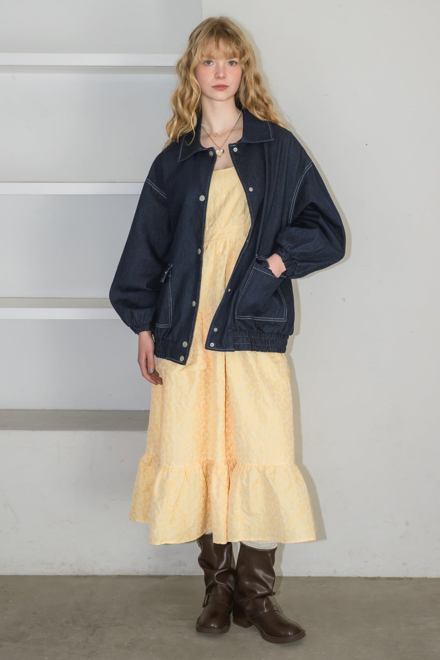 loose denim jacket – idem