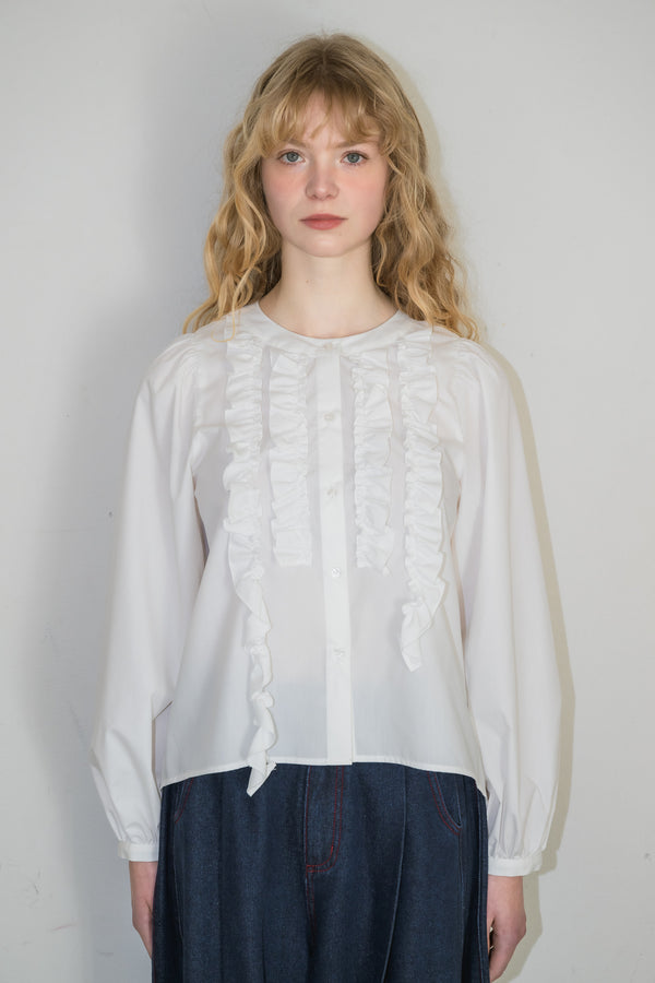 many frill blouse