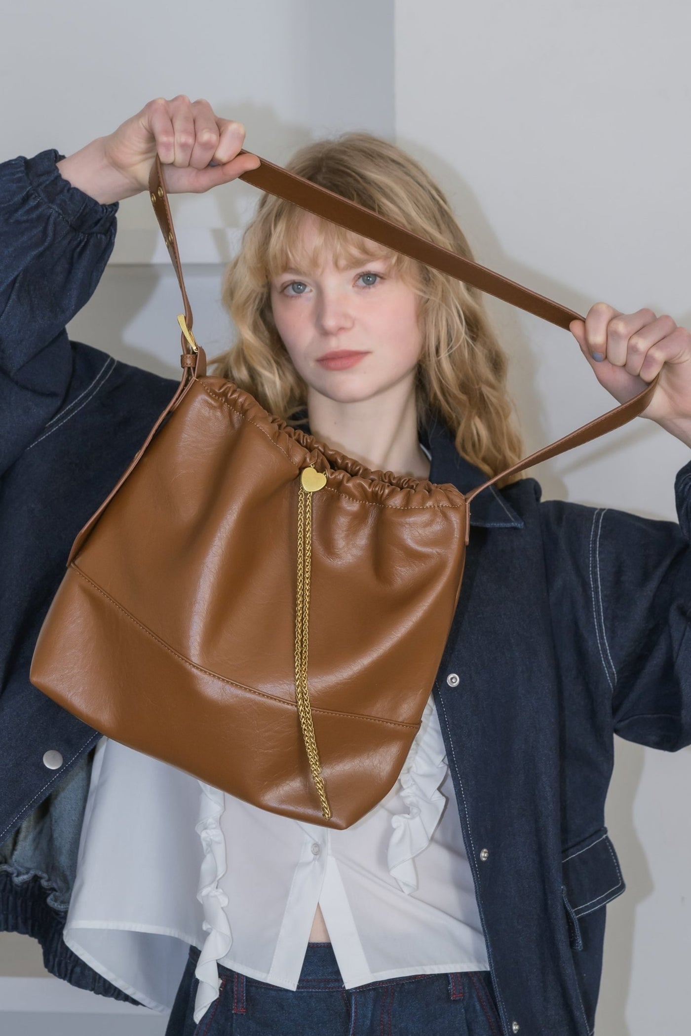 【初売り】 shoulder charm heart bag idem – バッグ