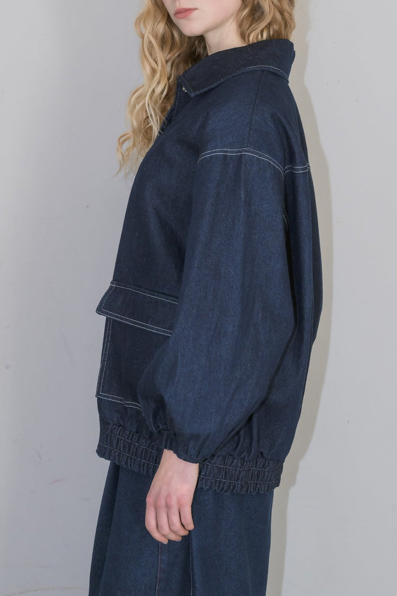 loose denim jacket