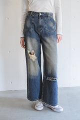 heart damage denim