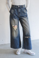 heart damage denim