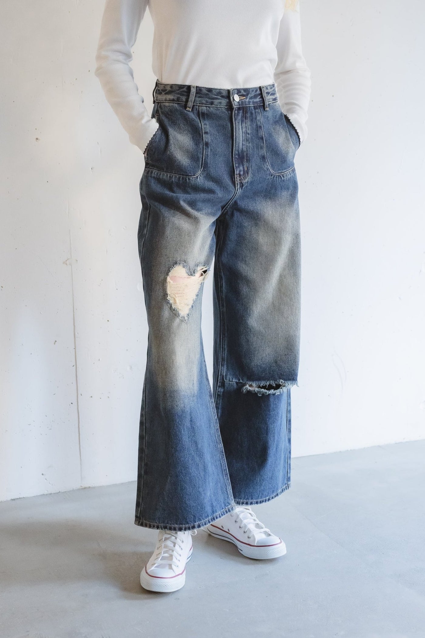 heart damage denim – idem