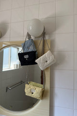 paddet chain pouch bag