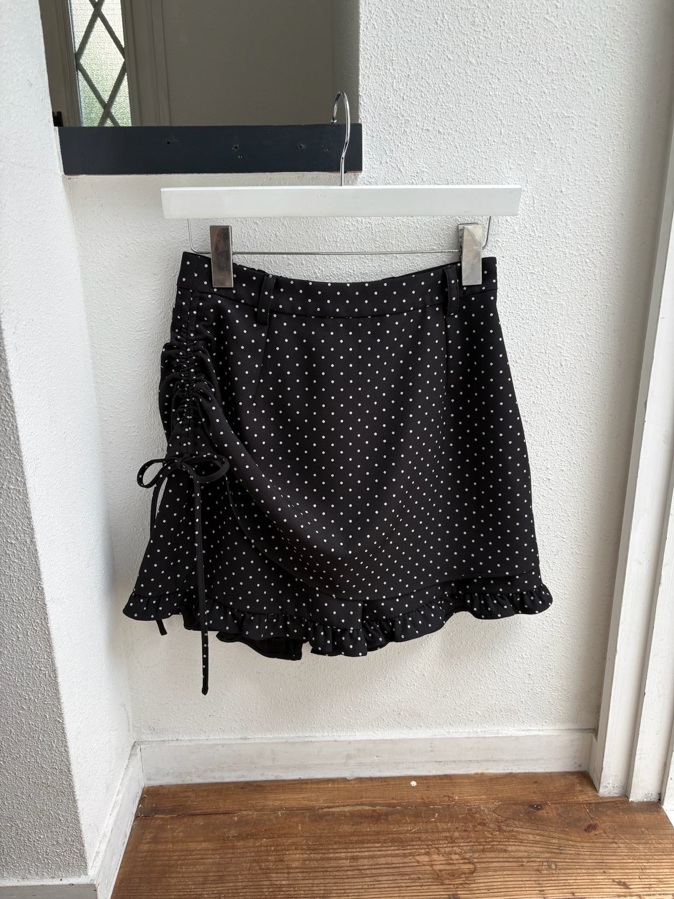 layered frill mini pants