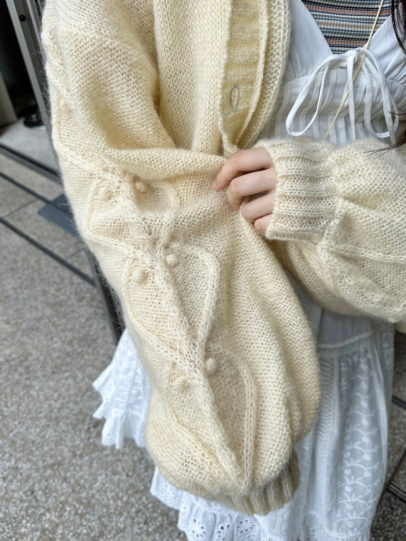 made in Japan mohair cardigan