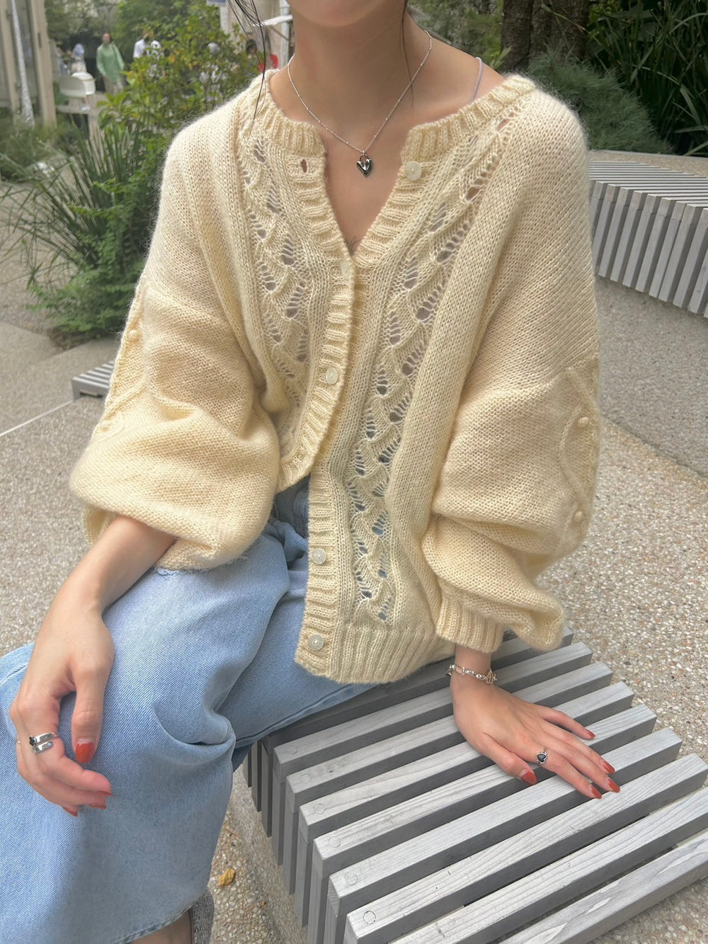 engineered garments モヘアカーディガンmohair 21AW