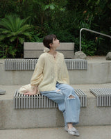 made in Japan mohair cardigan